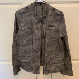 Camo utility jacket